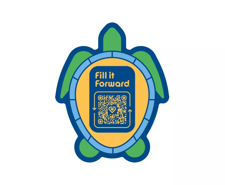 Fill it Forward Custom, Sticker.