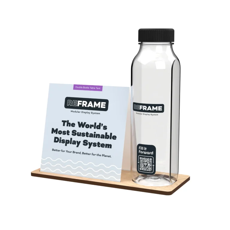 Photo of reframe single bottle holder and single tent card